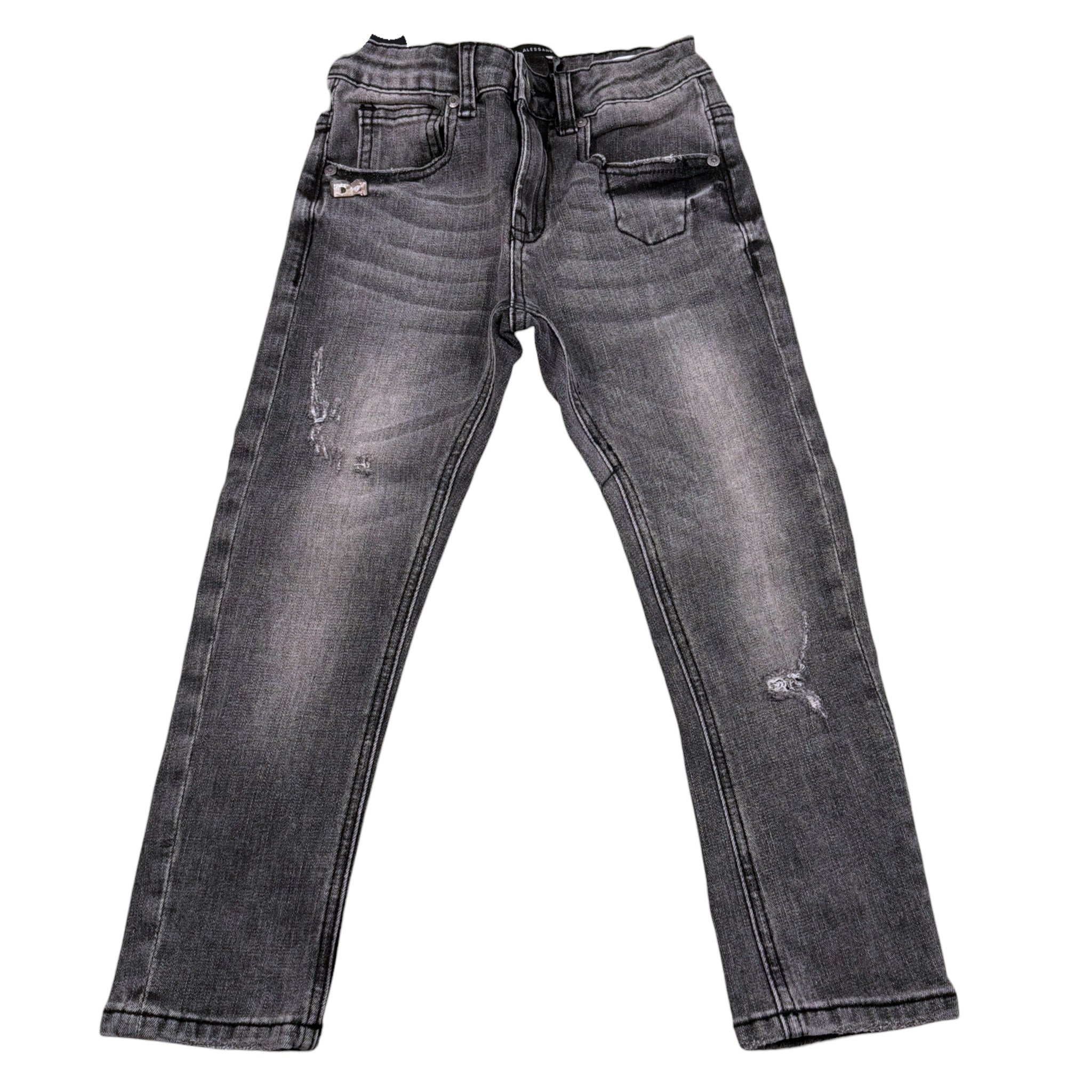 Diesel Jeans Tinta Unita con Girovita Regolabile per Bambino 1231PD00053 NERO DIESEL 