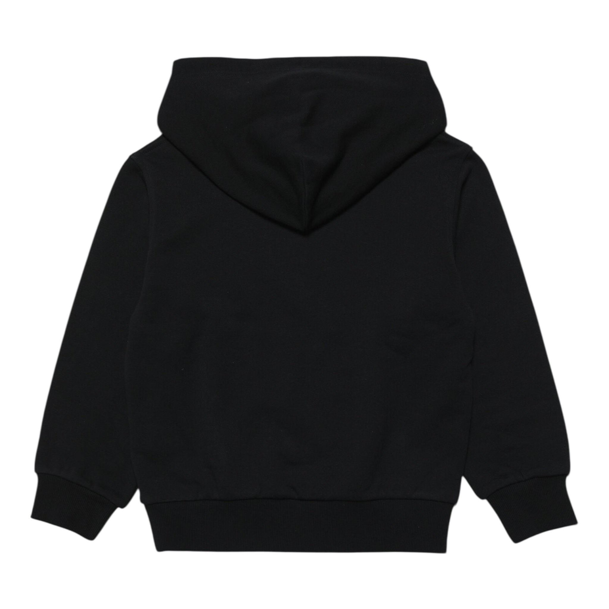 Diesel Felpa Chiusa con Cappuccio Tinta Unita con Logo per Bambino J01115 NERO DIESEL 