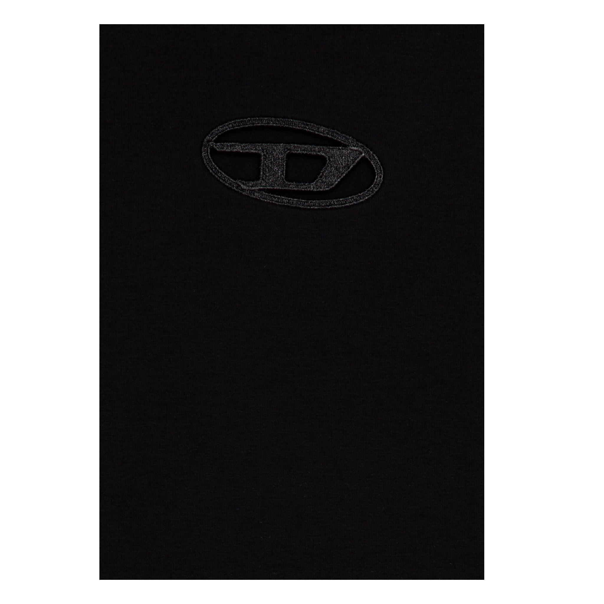 Diesel Abito Mezza Manica Tinta Unita per Bambina J01820 NERO DIESEL 