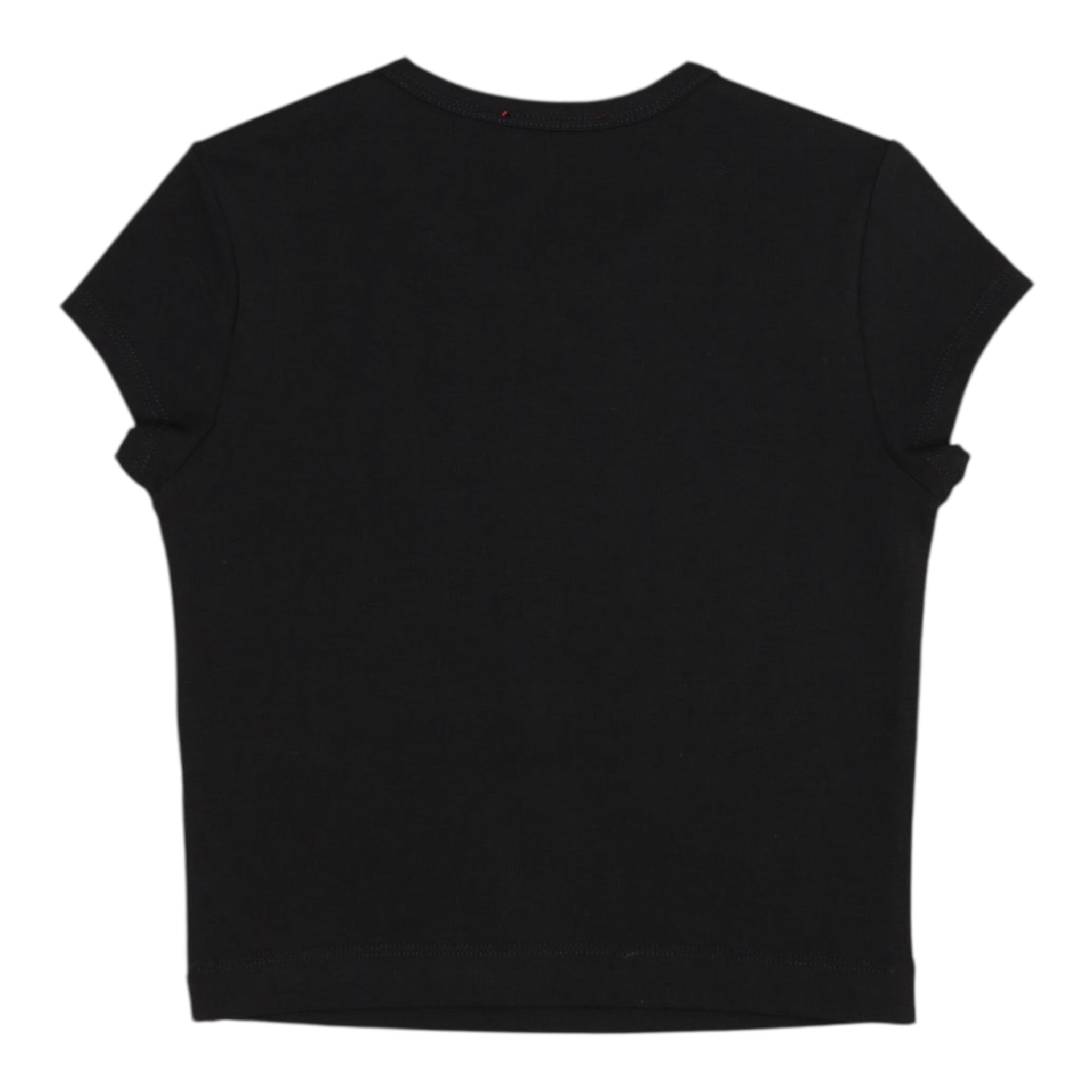 Diesel T-Shirt Girocollo Tinta Unita con Logo per Bambina J01830X NERO DIESEL 