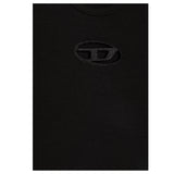 Diesel T-Shirt Girocollo Tinta Unita con Logo per Bambina J01830XX NERO DIESEL 