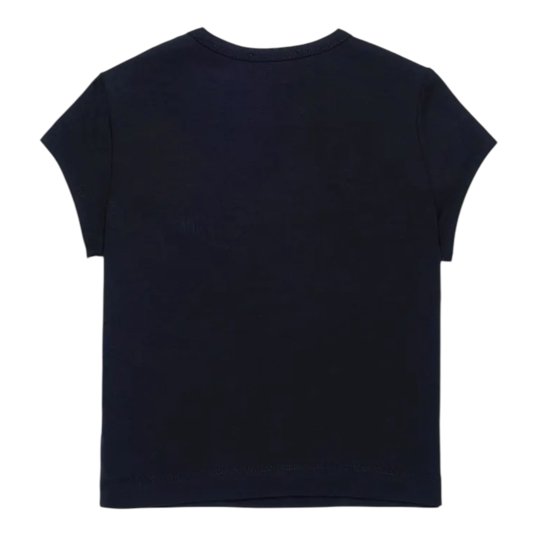 Diesel T-Shirt Girocollo tinta unita con Logo Nero per Bambina J01830XXX NERO DIESEL 