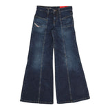 Diesel Jeans tinta unita Modello Palazzo Blu per Bambina J01919X BLU DIESEL 