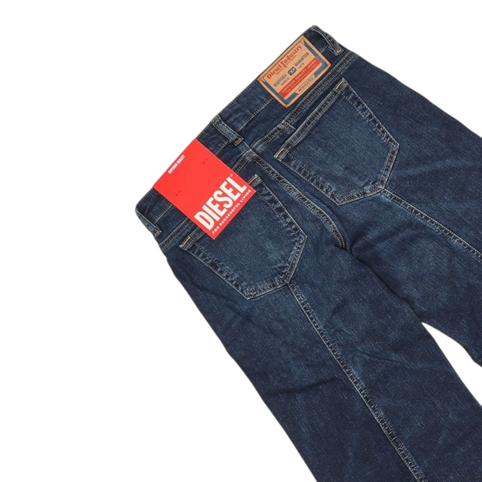 Diesel Jeans tinta unita Modello Palazzo Blu per Bambina J01919X BLU DIESEL 