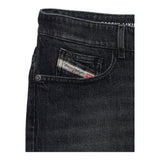 Diesel Gonna In Denim Tinta Unita con Zip per Bambina J02162 NERO DIESEL 
