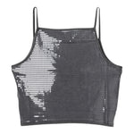 Diesel Top Bretelline Tinta Unita per Bambina J02179 GRIGIO DIESEL 