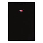 Diesel T-Shirt Girocollo Tinta Unita con Stampa per Bambino J02237X NERO DIESEL 