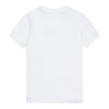 Diesel T-Shirt Girocollo Tinta Unita con Stampa per Bambino J02237XX BIANCO DIESEL 