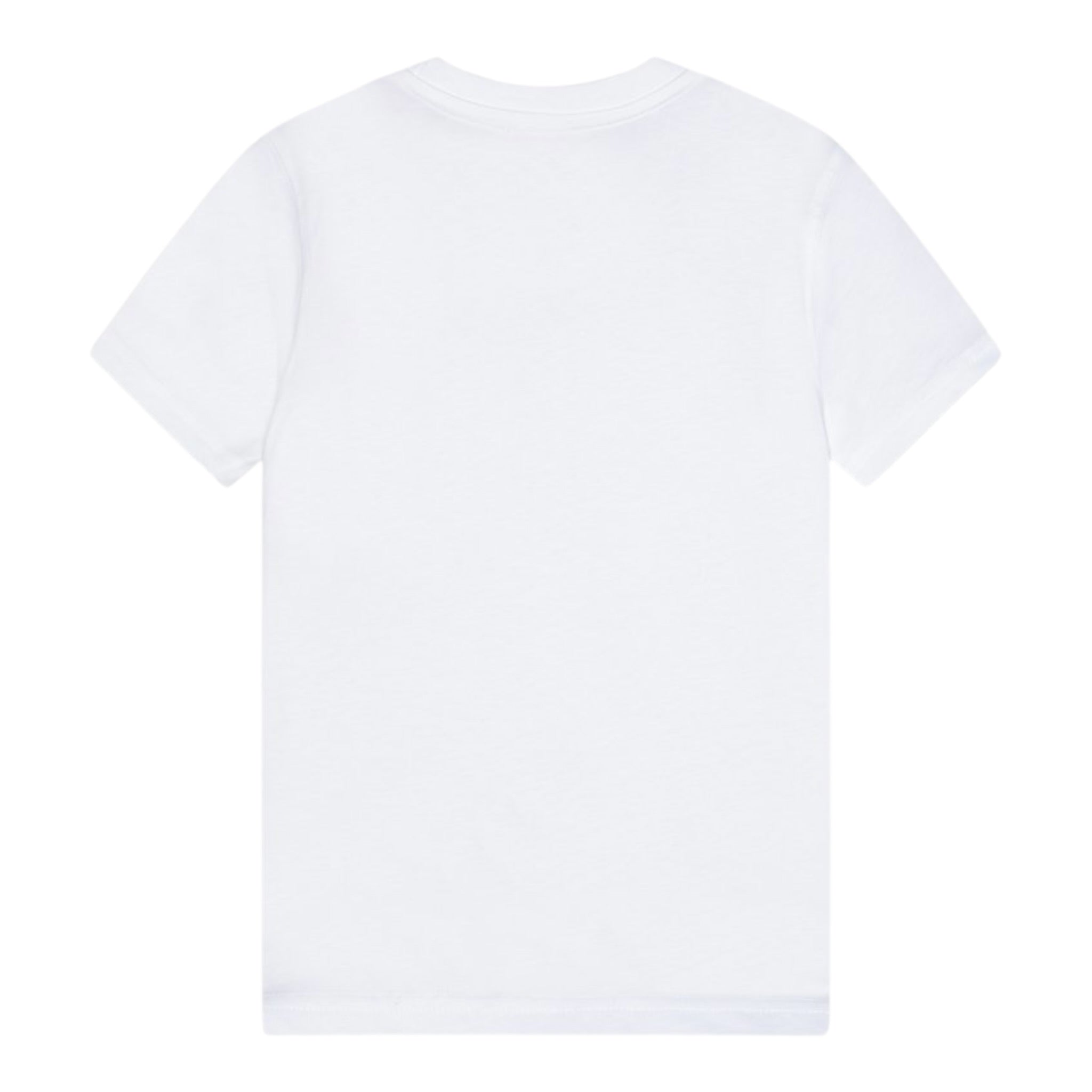 Diesel T-Shirt Girocollo Tinta Unita con Stampa per Bambino J02237XX BIANCO DIESEL 