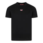 Diesel T-Shirt Girocollo Tinta Unita con Stampa per Bambino J02237XX NERO DIESEL 