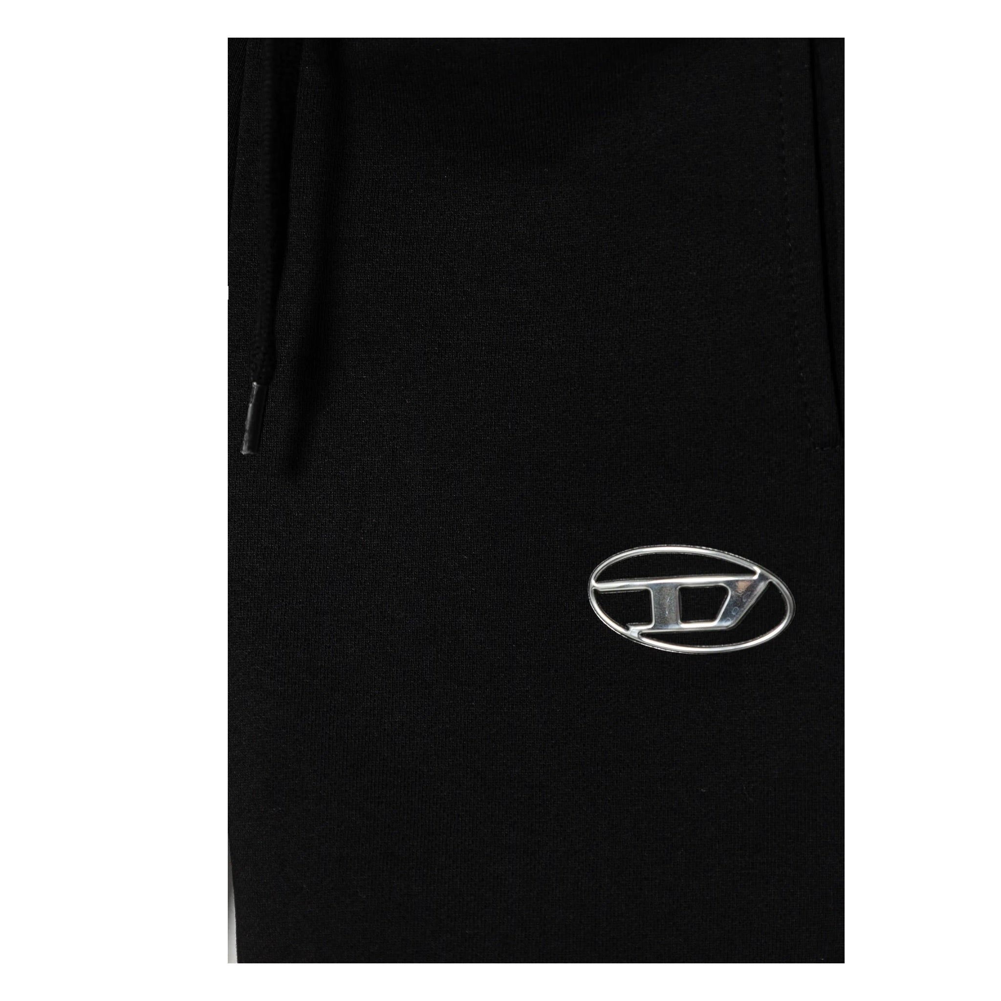 Diesel Bermuda Tinta Unita con Logo per Bambino J02239 NERO DIESEL 
