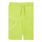 Diesel Bermuda In Tuta Tinta Unita con Logo per Bambino J02273 VERDE FLUO DIESEL 