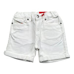 Diesel Bermuda In Denim Tinta Unita Girovita Regolabile per Bambino K00362J BIANCO DIESEL 