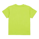 Diesel T-Shirt Girocollo Tinta Unita con Stampa per Bambino K00569J VERDE DIESEL 