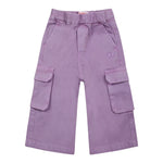 Diesel Jeans Tinta Unita Modello Cargo per Neonata K00603N VIOLA DIESEL 