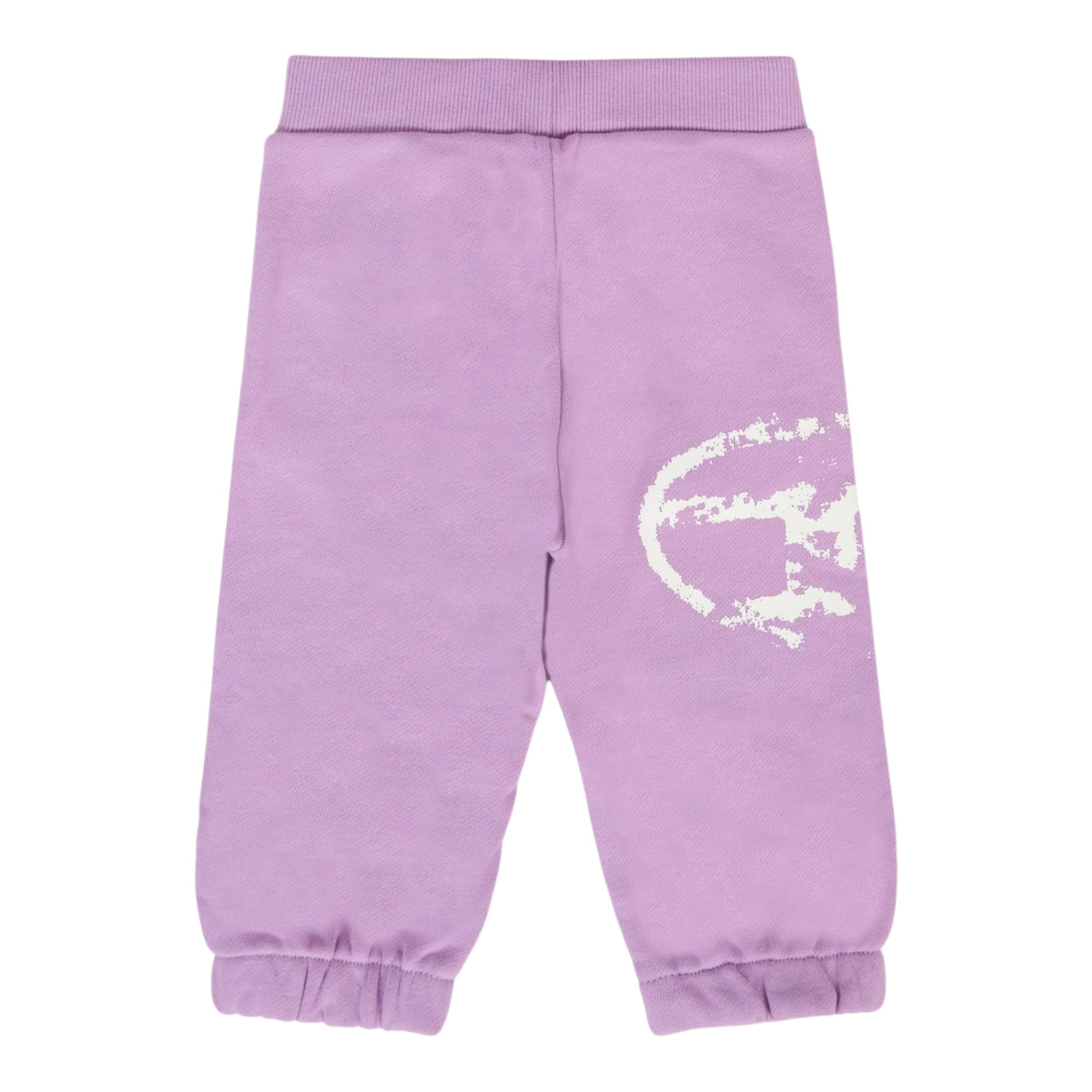 Diesel Pantalone Tuta Tinta Unita con Logo per Neonata K00627 LILLA DIESEL 