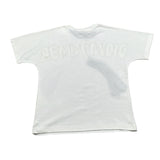 Disclaimer T-Shirt Girocollo tinta unita con Stampa Bianco per Bambino 23EDK53820 BIANCO DISCLAIMER 