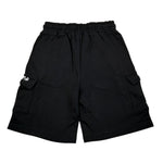 Disclaimer Bermuda In Tuta Tinta Unita con Logo per Bambino 25EDK58406 NERO DISCLAIMER 