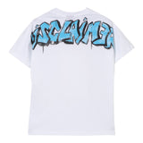 Disclaimer T-Shirt Girocollo Tinta Unita con Stampa per Bambino 25EDK58407X BIANCO DISCLAIMER 