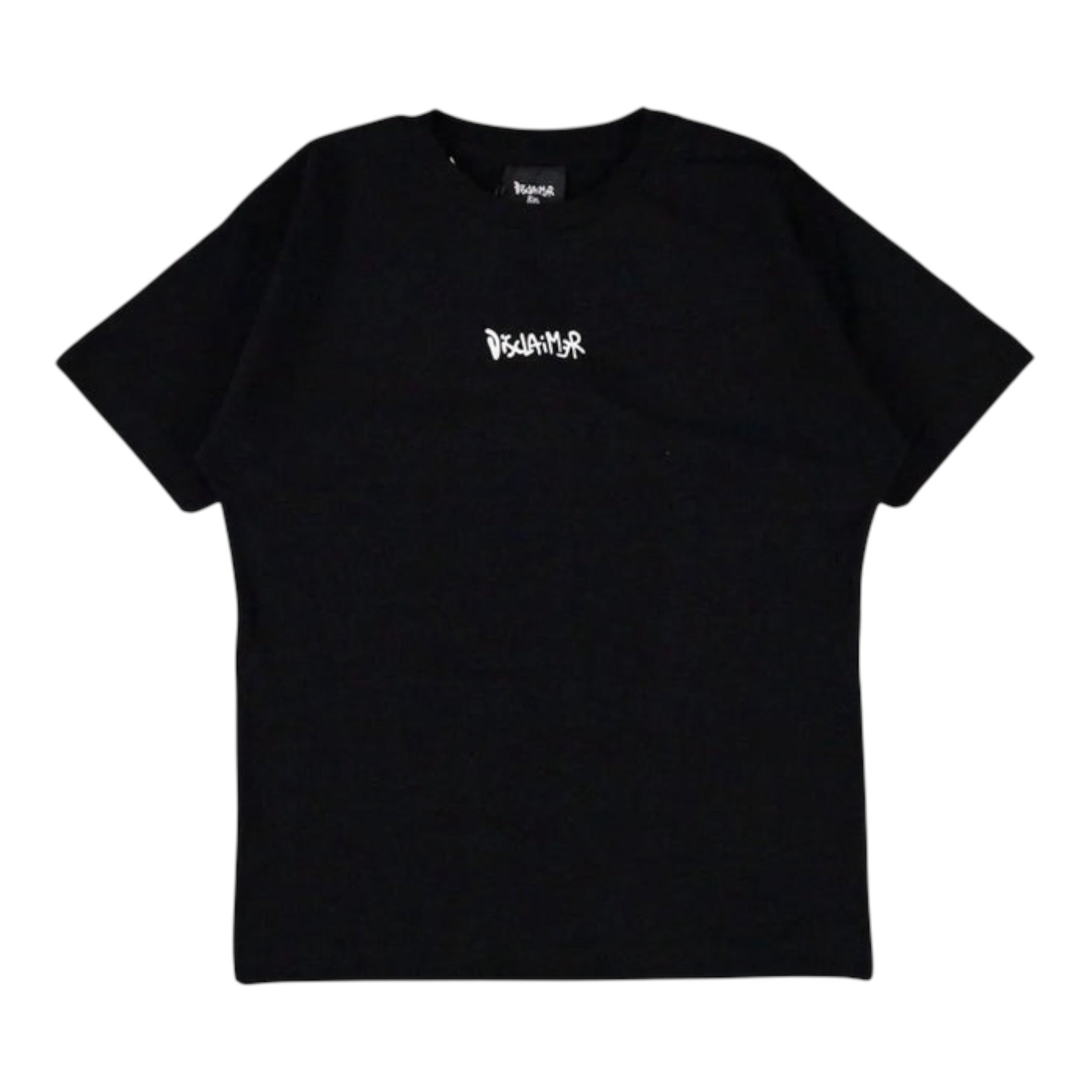 Disclaimer T-Shirt Girocollo Tinta Unita con Stampa per Bambino 25EDK58407X NERO DISCLAIMER 