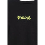 Disclaimer T-Shirt Girocollo Tinta Unita con Stampa per Bambino 25EDK58407X NERO/GIALLO DISCLAIMER 