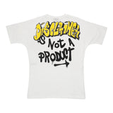 Disclaimer T-Shirt Girocollo Tinta Unita con Stampa per Bambino 25EDK58431 BIANCO DISCLAIMER 