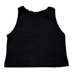 Disclaimer Top Giromanica Tinta Unita con Logo per Bambina 25EDK58502 NERO DISCLAIMER 