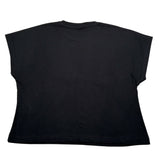 Disclaimer T-Shirt Girocollo tinta unita con Stampa Nero per Bambina 25EDK58523 NERO DISCLAIMER 