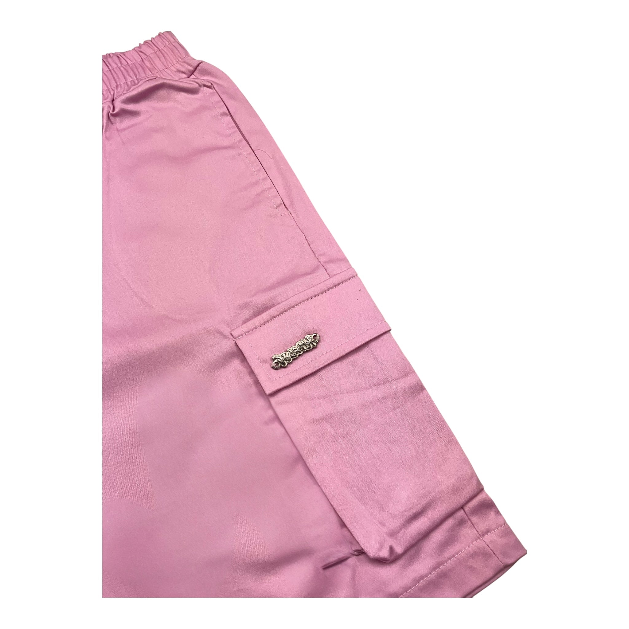 Disclaimer Short Modello Lungo Tinta Unita con Elastico In Vita per Bambina 25EDK58541 ROSA DISCLAIMER 