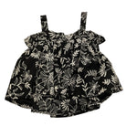 Dixie Top Tinta Unita con Ricami In Contrasto per Bambina CC22084G74 NERO DIXIE 