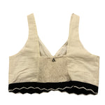 Dixie Top Tinta Unita con Profili In Contrasto per Bambina CC40081G74 PANNA DIXIE 