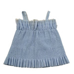 Dixie Top Tinta Unita per Bambina CC45290G74 AZZURRO DIXIE 
