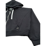 Dixie Felpa con Zip E Cappuccio Tinta Unita per Bambina LK04042G74 NERO DIXIE 