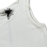 Dixie Canotta Tinta Unita Girocollo per Bambina M014032G74 BIANCO DIXIE 