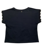 Dixie T-Shirt Girocollo Tinta Unita per Bambina MB44030G74 NERO DIXIE 
