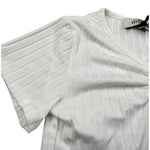 Dixie T-Shirt Tinta Unita Modello Crop per Bambina MBB4070G74 BIANCO DIXIE 