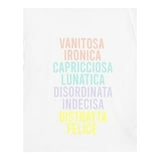 Dixie T-Shirt Tinta Unita Girocollo con Stampa per Bambina MBC5030G39 BIANCO DIXIE 