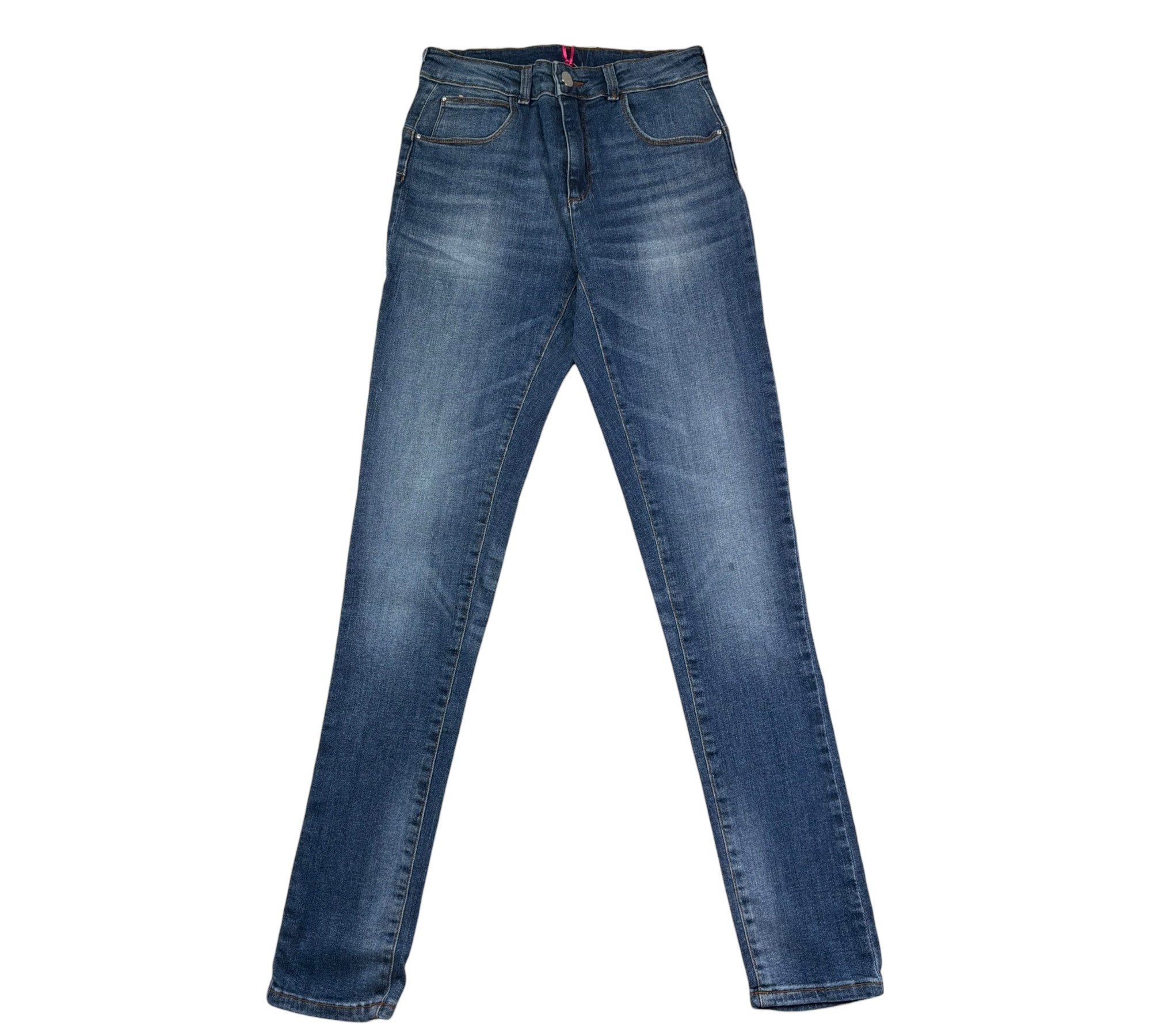 Dixie Jeans Tinta Unita con Girovita Regolabile per Bambina PHG7F95G34 BLU DIXIE 