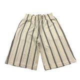 Dixie Short Tinta Unita Modello Bermuda con Fantasia A Righe per Bambina RE22031G74 PANNA DIXIE 