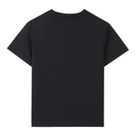 Dkny T-Shirt Girocollo Tinta Unita con Stampa per Bambino D62237 NERO DKNY 
