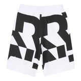 Dkny Bermuda Felpa Tinta Unita con Stampe per Bambino D62238 BIANCO DKNY 
