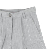 Dkny Bermuda Tinta Unita con Tasconi per Bambina D62274 GRIGIO DKNY 