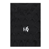 Dkny Canotta Tinta Unita Cont Trafori per Bambina D62317 NERO DKNY 
