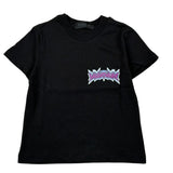 Do Not Conform T-Shirt Girocollo Tinta Unita con Stampa  per Neonato DTS002N NERO DO NOT CONFORM 