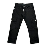 Do Not Conform Pantalone Tinta Unita con Girovita Regolabile per Bambino PT05 NERO DO NOT CONFORM 
