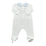Dolcimonelli Tutita tinta unita con Fantasia A Righe Bianco per Neonato 436505008 BIANCO DOLCIMONELLI 