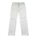 Dondup Jeans Tinta Unita con 4 Bottoni per Bambina DFPA119 BIANCO DONDUP 