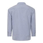 Dondup Camicia Tinta Unita con Fantasia A Righe per Bambino DMCA035 AZZURRO DONDUP 