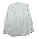 Dondup Camicia Manica Lunga Tinta Unita Collo Coreano per Bambino DMCA62 BIANCO DONDUP 