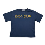Dondup T-Shirt Tinta Unita con Stampa per Neonato DMTS034N BLU DONDUP 